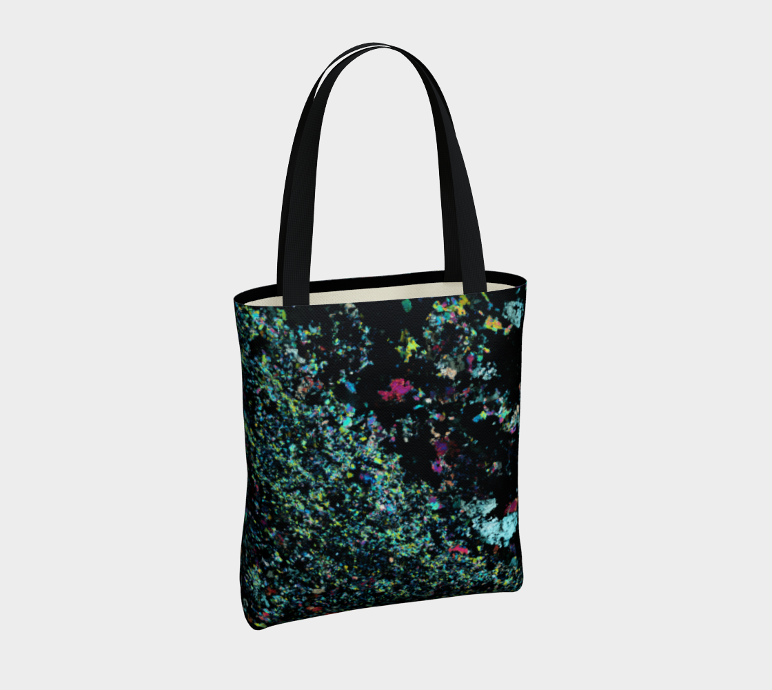 Lapis Lazuli 'Neon Tide' tote bag