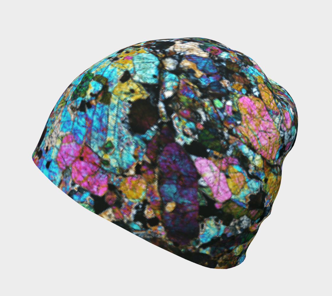 NWA 6950 Lunar Gabbro Meteorite beanie