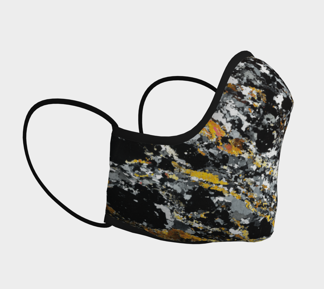 Garnet+Sillimanite Metapelite (Oygarden Group-Antarctica) face mask