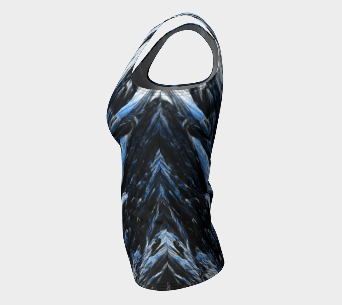 Seraphinite (Clinochlore) fitted tank top