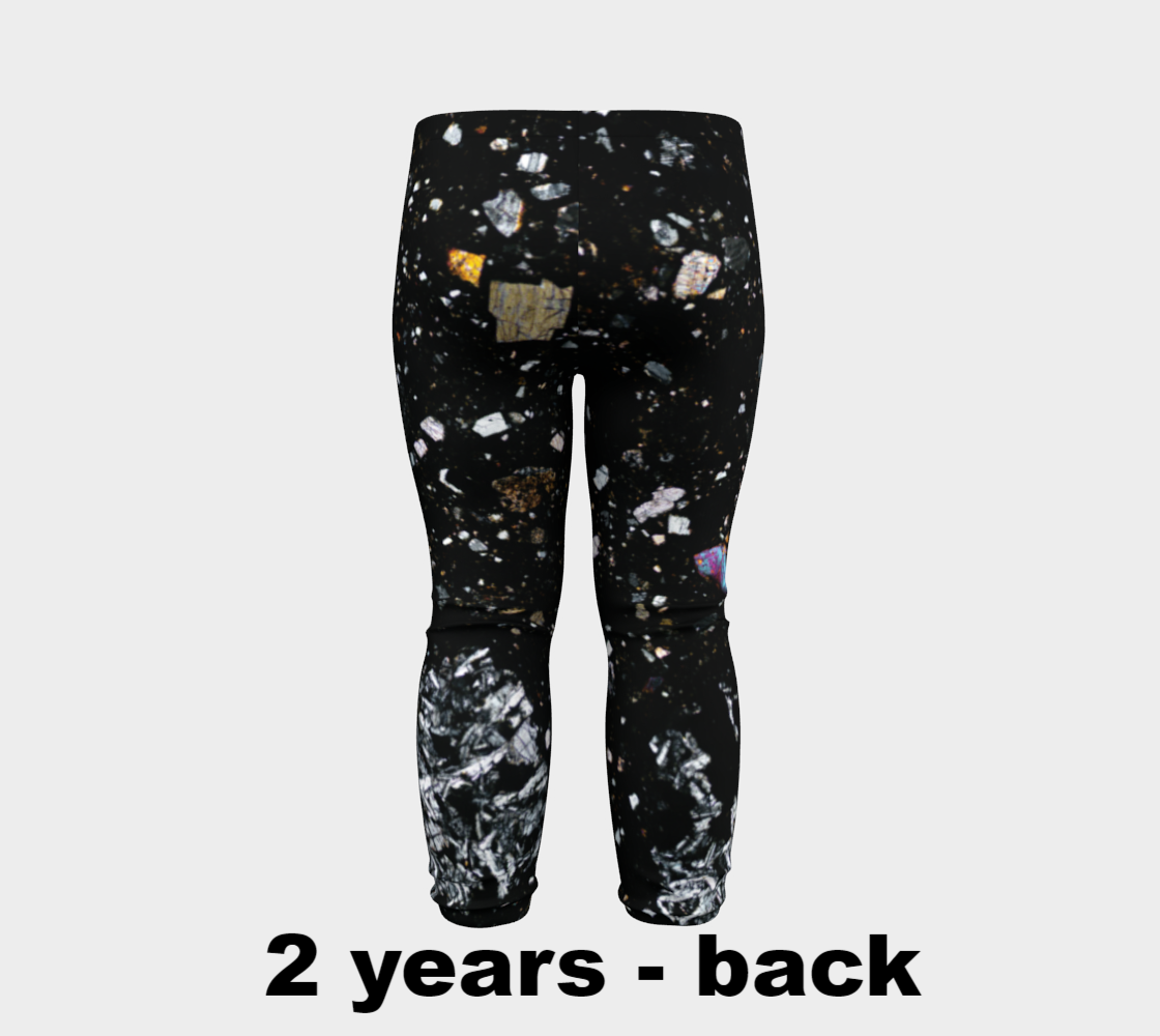 NWA 7034 ‘Black Beauty’ Martian Meteorite baby leggings