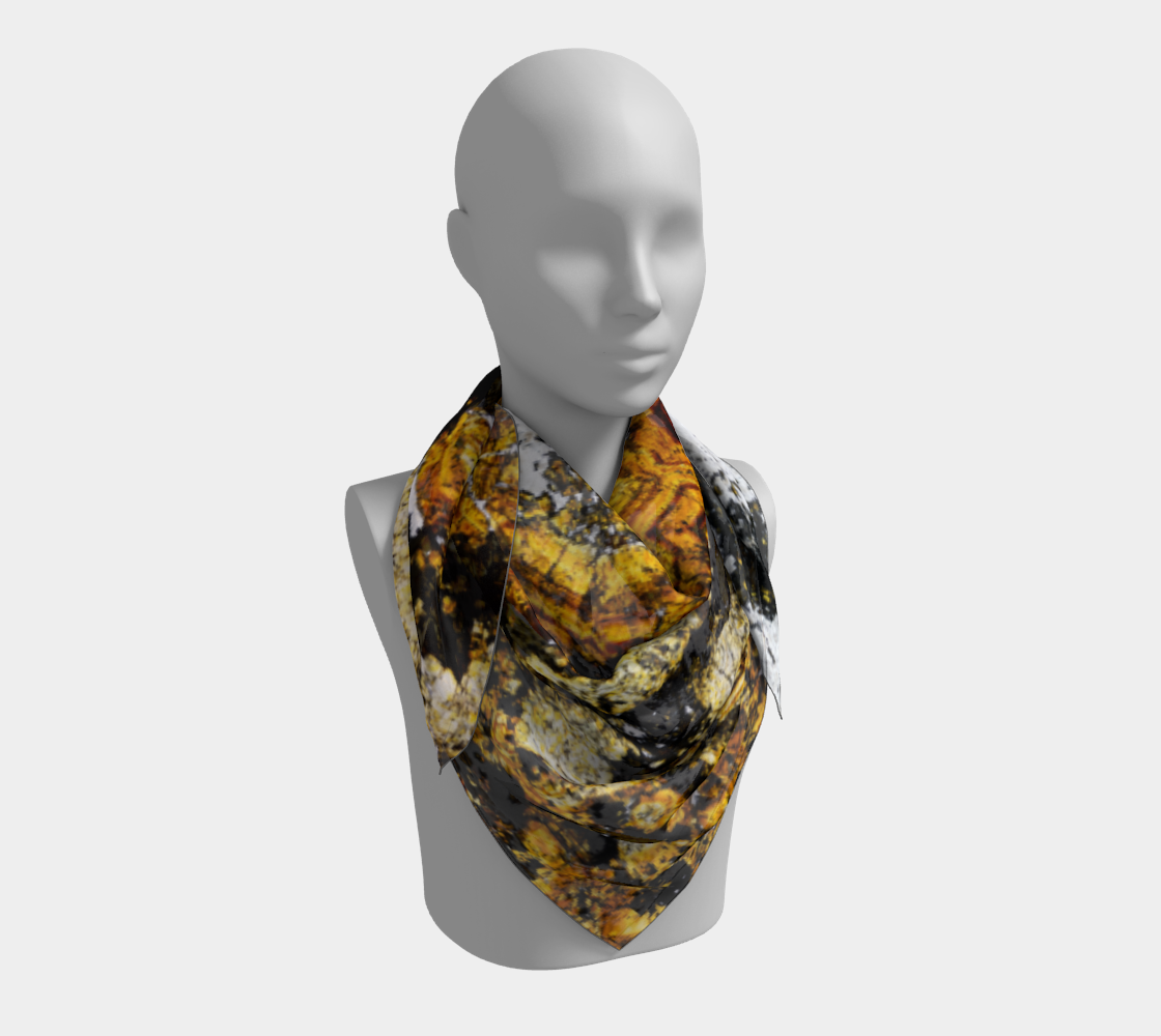 Sphalerite (Red Dog Mine, AK) square scarf