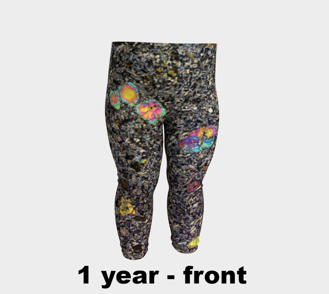 Sueilila 002 Martian Shergottite Meteorite baby leggings