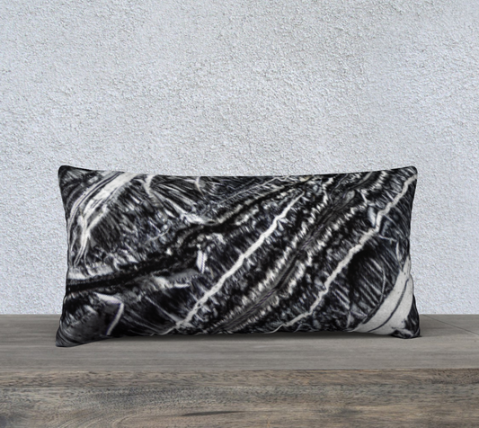 Serpentine from Sloan Kimberlite 'Fierce' 24"x12" pillow case
