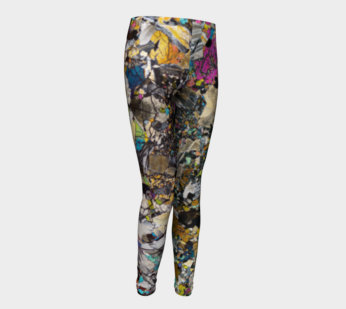 Tirhert Vestan Eucrite Meteorite youth leggings