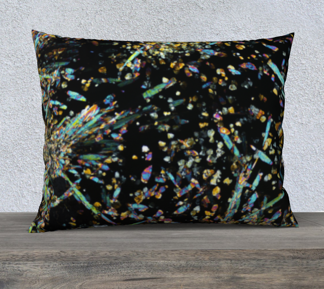 Tourmaline Breccia Pipe (Soledad project, Peru) 26"x20" pillow case