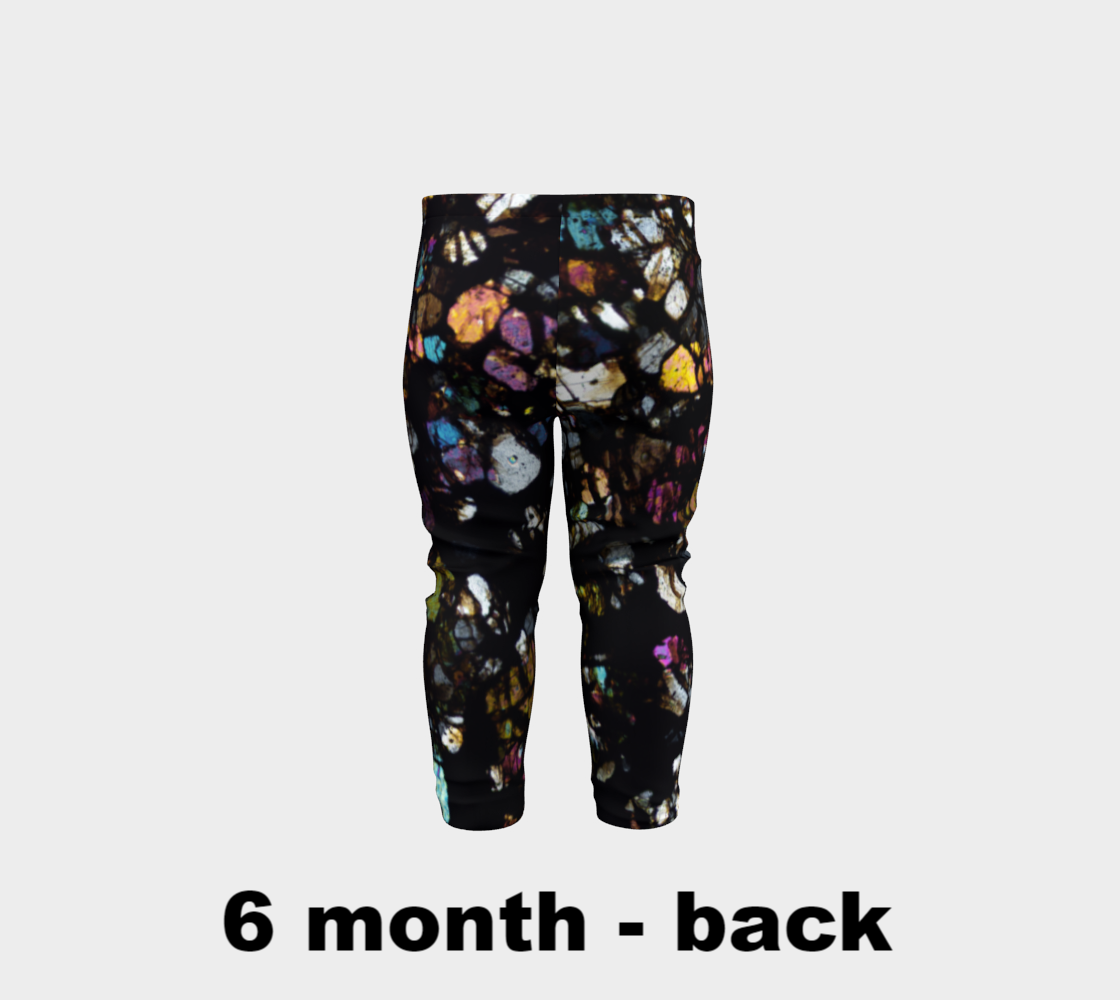 Campo del Cielo Iron Meteorite baby leggings