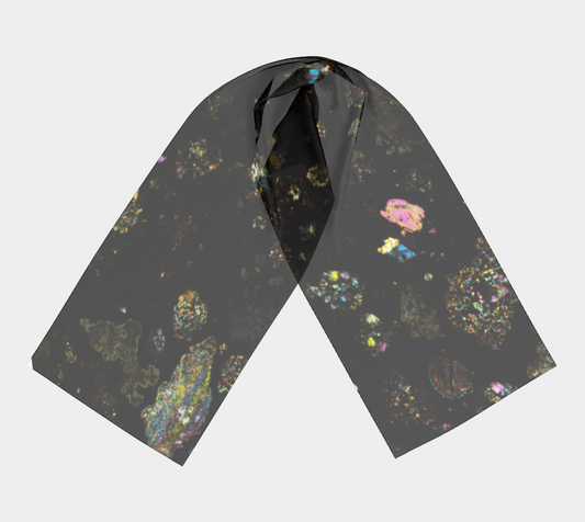 NWA 3118 Carbonaceous Chondrite Meteorite long scarf