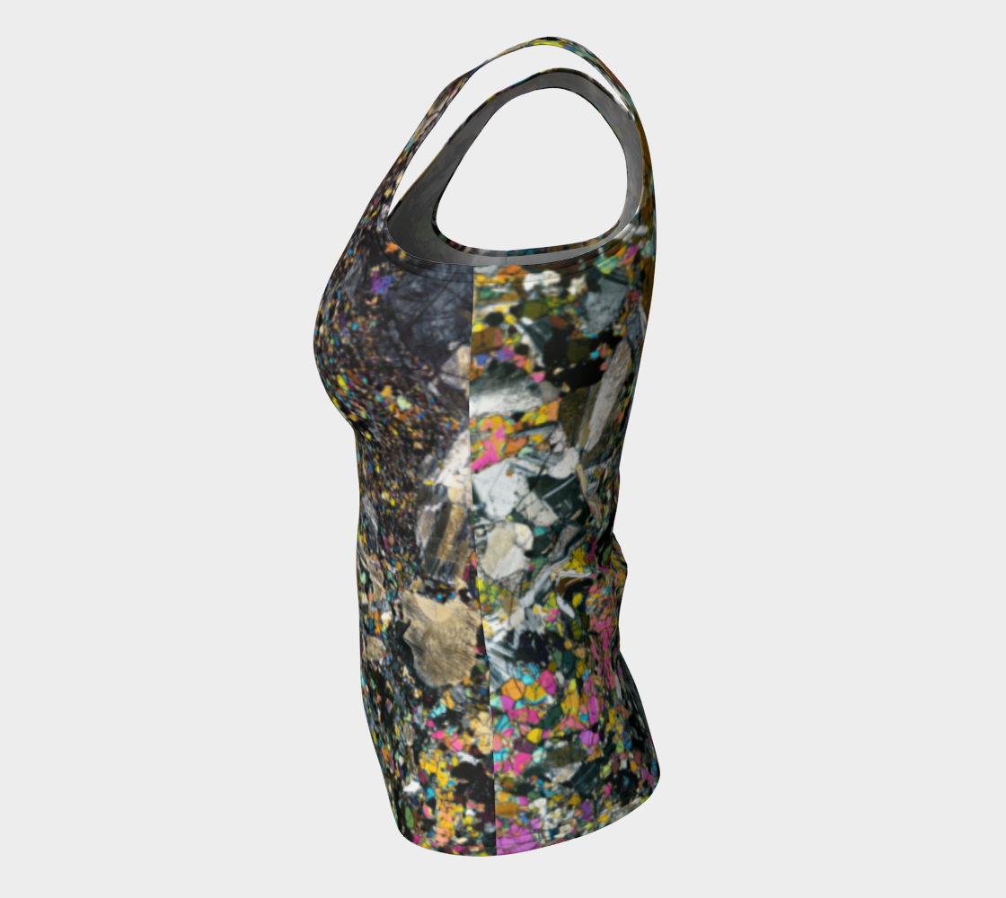 Tirhert Vestan Eucrite Meteorite fitted tank top