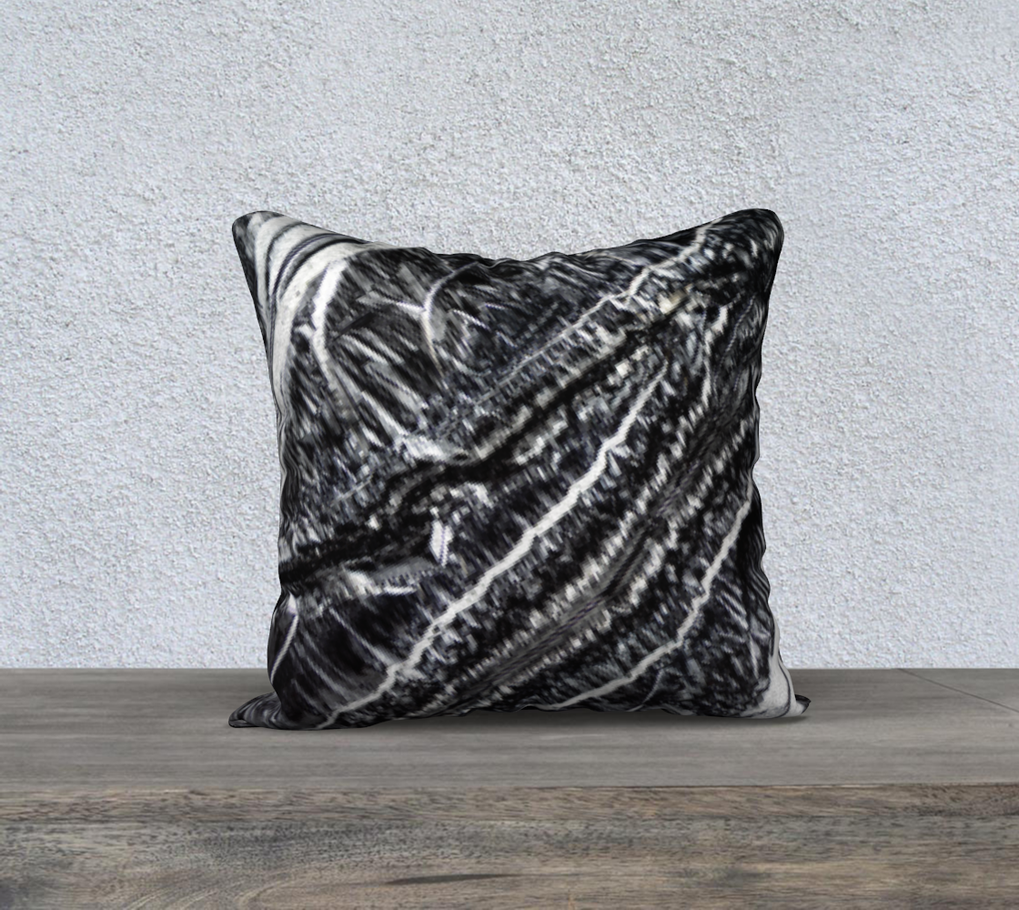 Serpentine from Sloan Kimberlite 'Fierce' 18"x18" pillow case