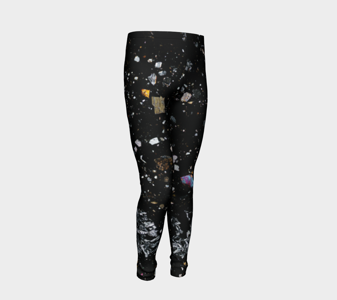 NWA 7034 ‘Black Beauty’ Martian Meteorite youth leggings