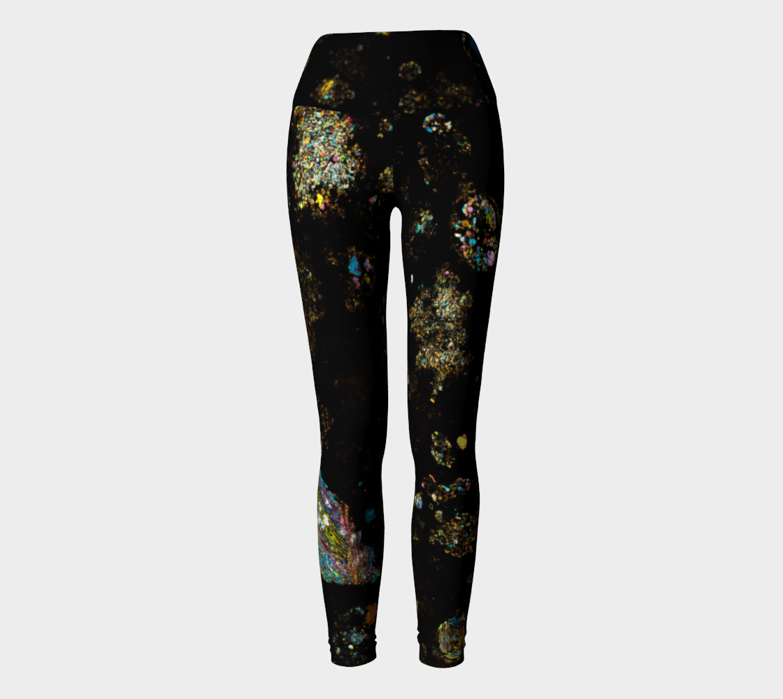 NWA 3118 Carbonaceous Chondrite Meteorite yoga leggings