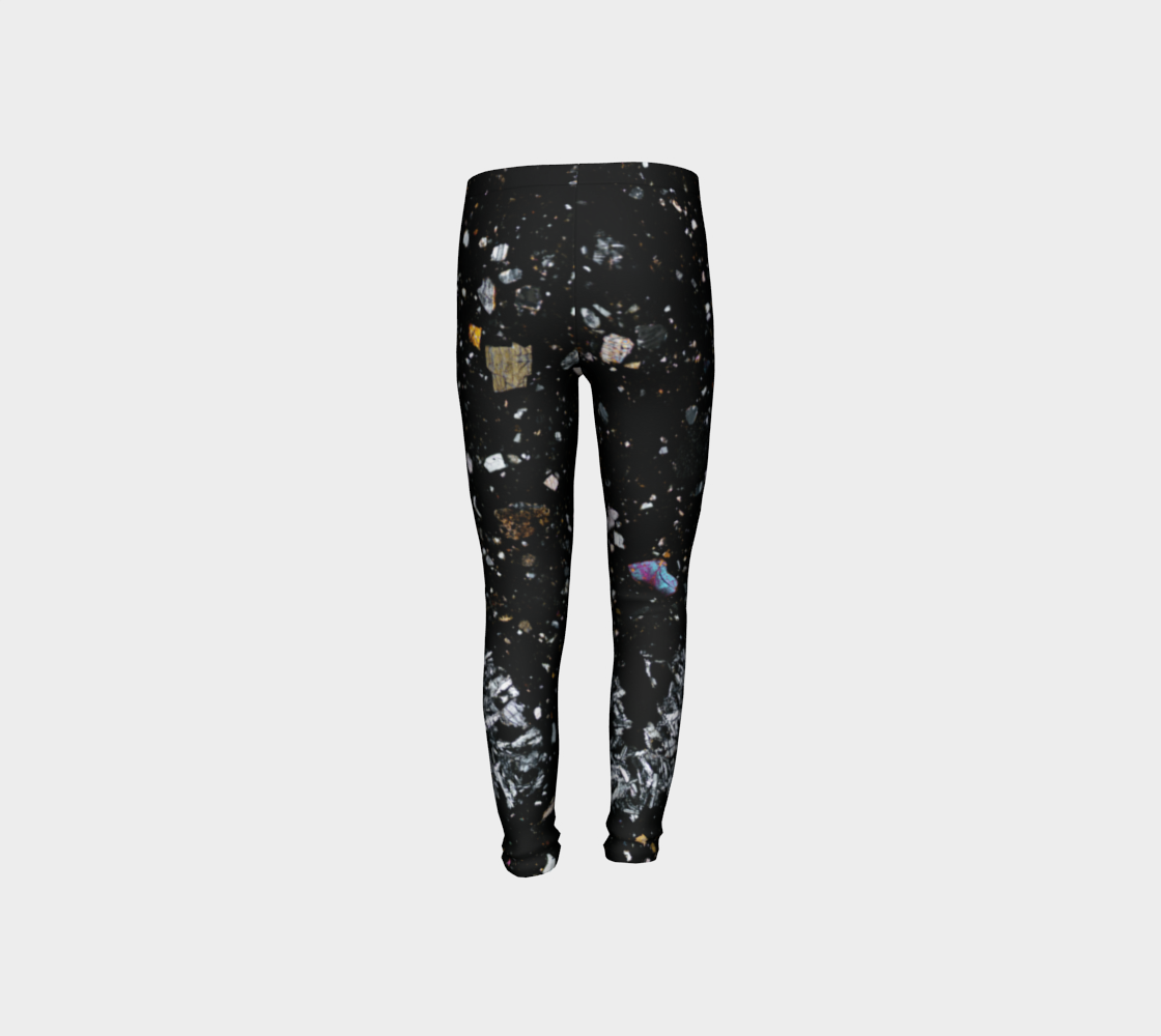 NWA 7034 ‘Black Beauty’ Martian Meteorite youth leggings