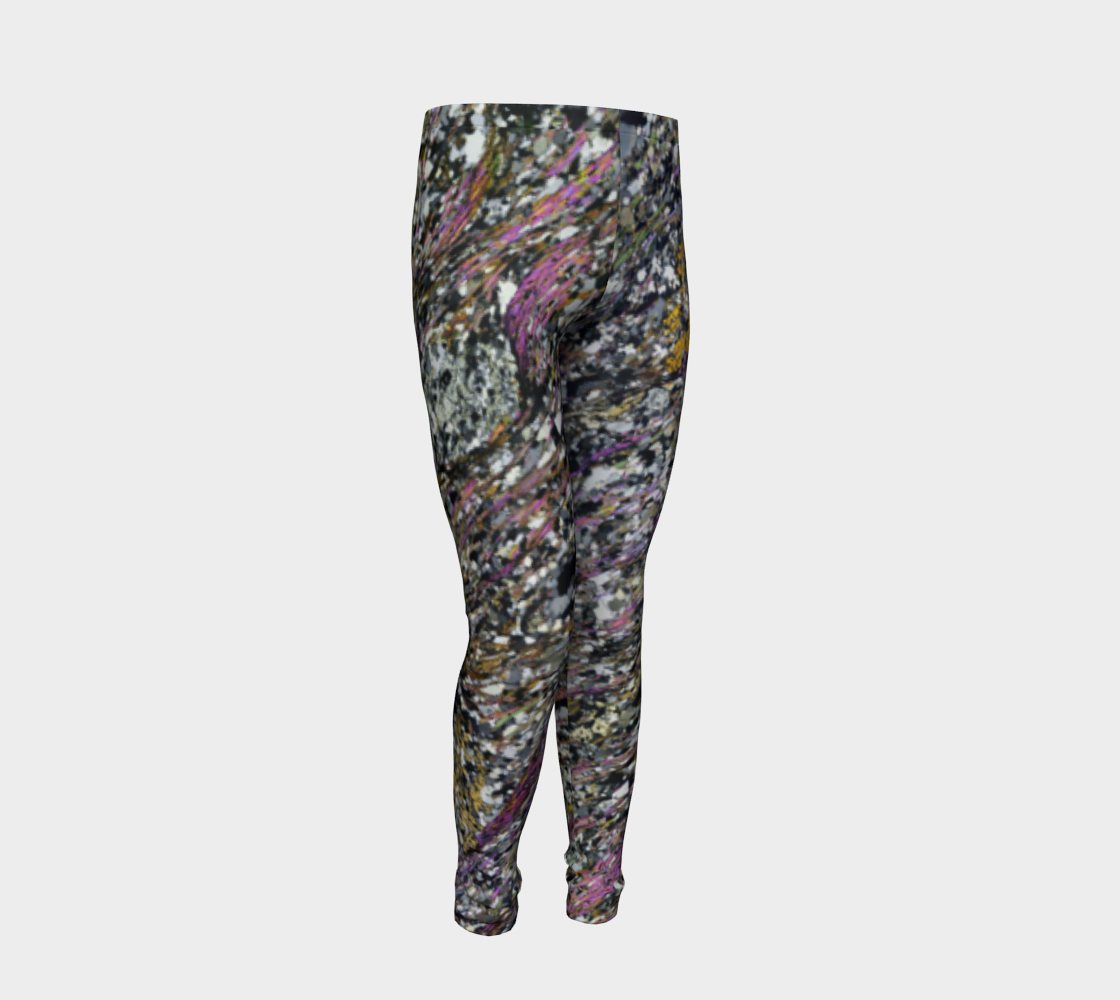 Pelitic Schist (Norumbega Fault System, Maine) youth leggings