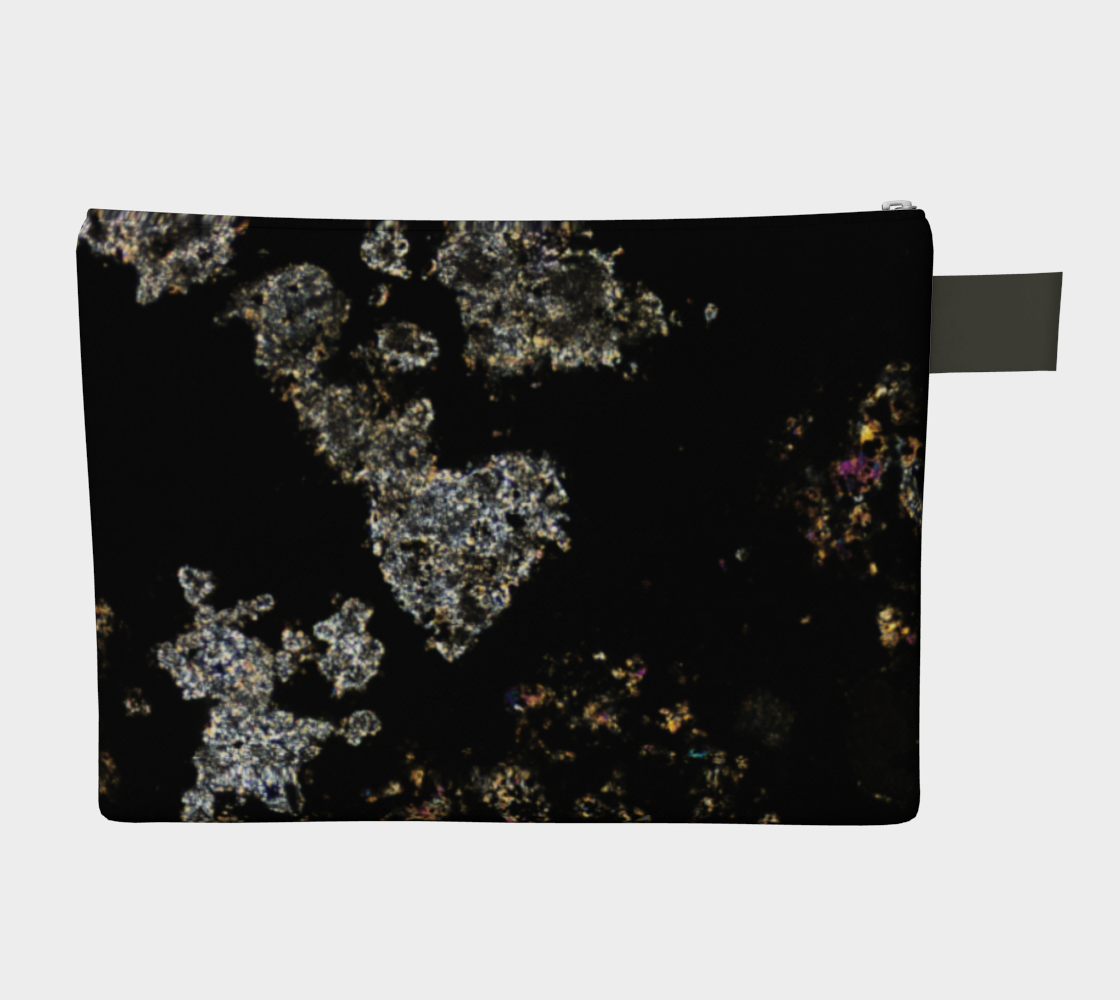 Allende Carbonaceous Chondrite Meteorite CAI zipper carry-all