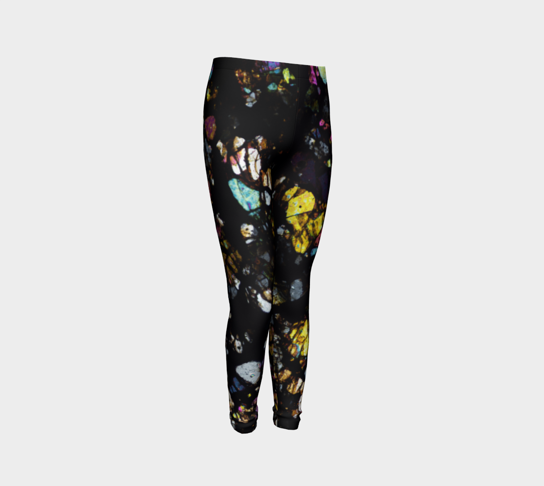 Campo del Cielo Iron Meteorite youth leggings