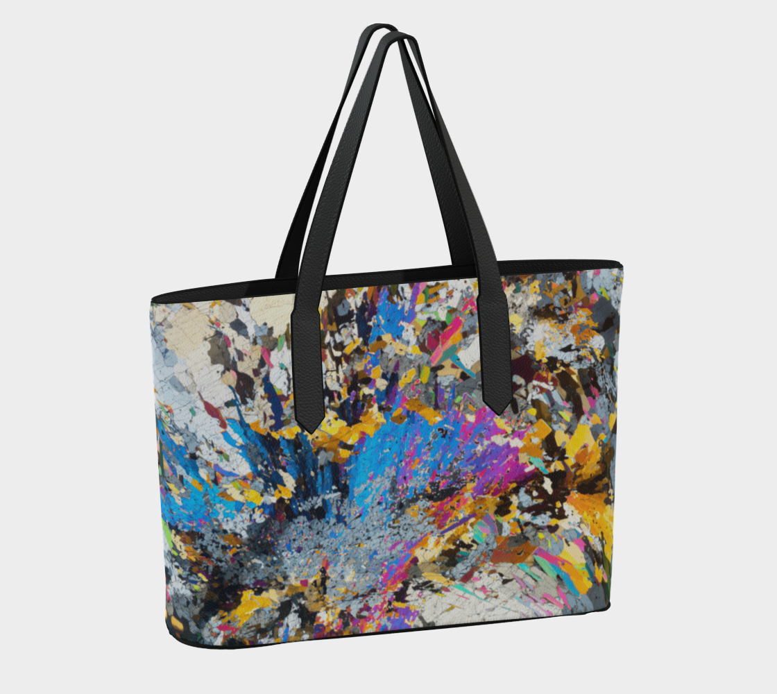 Sillimanite+Phlogopite Metapelite (Oygarden Group-Antarctica) vegan leather tote bag