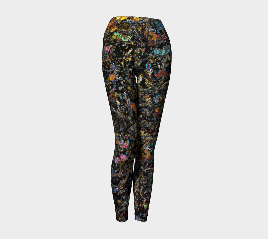 Dhofar 287 Lunar Basalt Meteorite yoga leggings