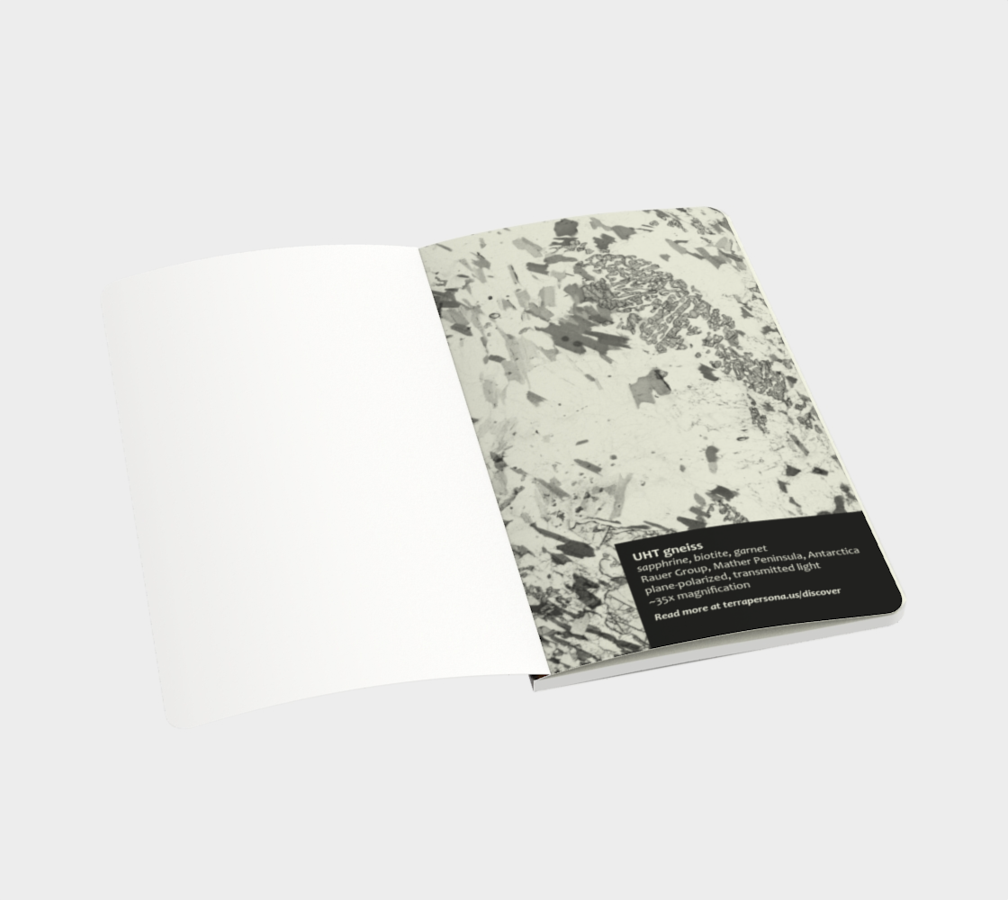 Sapphirine UHT Granulite Metapelite (Rauer Group-Antarctica) softcover journal 5" x 8.25"
