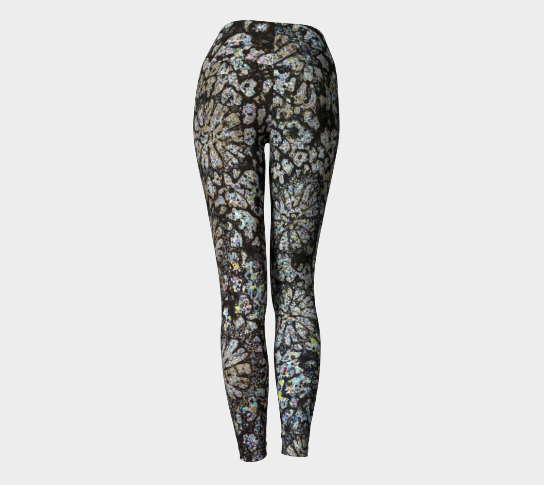 Fossil Coral yoga leggings