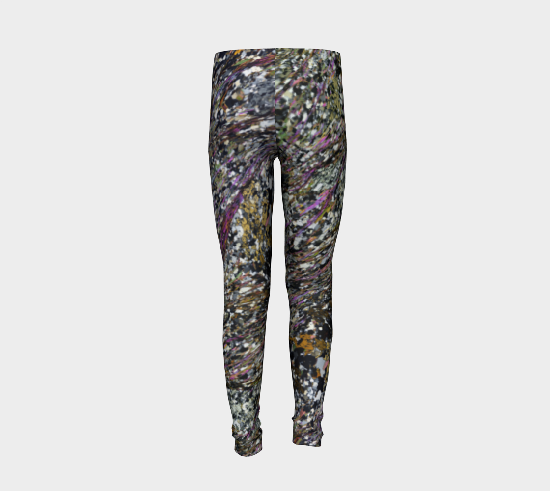 Pelitic Schist (Norumbega Fault System, Maine) youth leggings