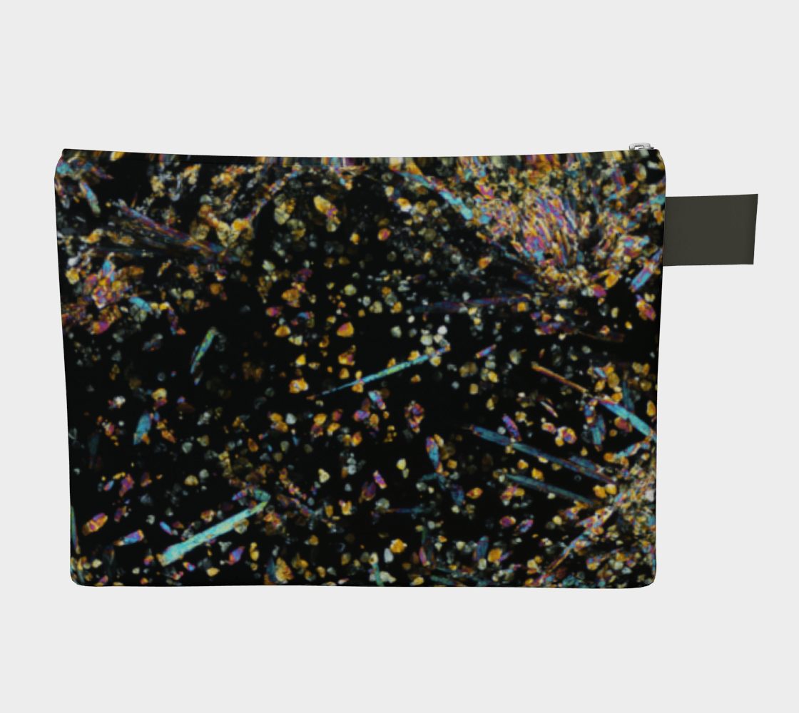 Tourmaline Breccia Pipe (Soledad project, Peru) zipper carry-all