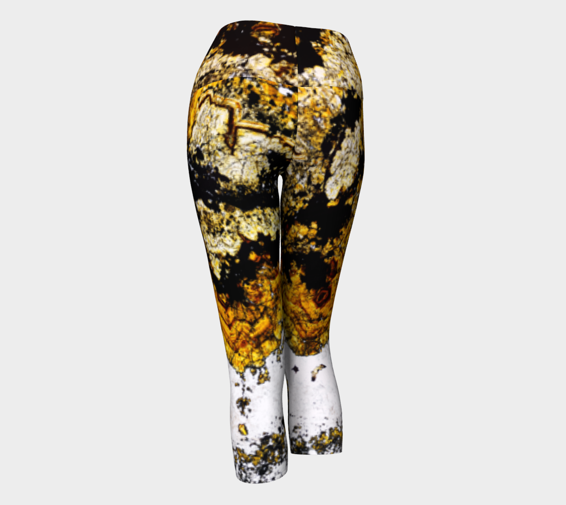 Sphalerite (Red Dog Mine, AK) yoga capris