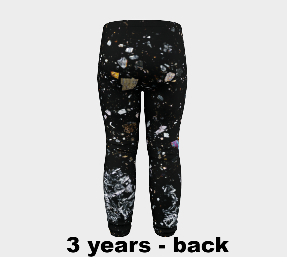 NWA 7034 ‘Black Beauty’ Martian Meteorite baby leggings