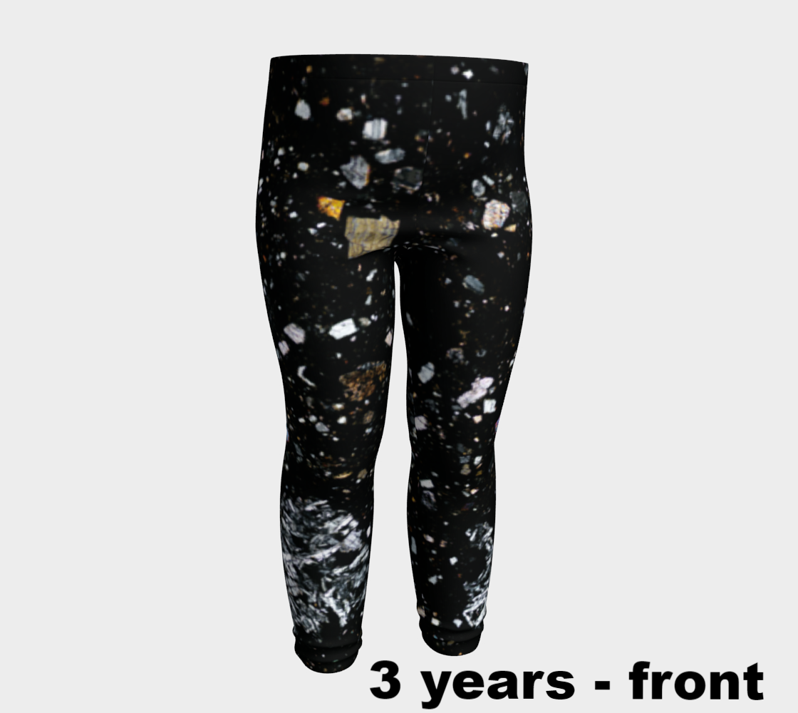 NWA 7034 ‘Black Beauty’ Martian Meteorite baby leggings