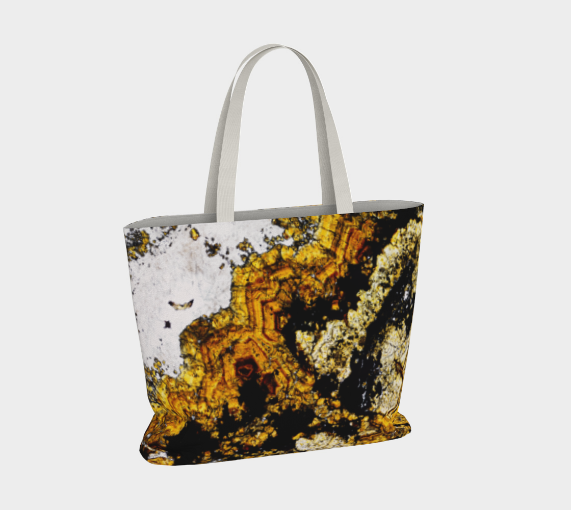 Sphalerite (Red Dog Mine, AK) large tote bag
