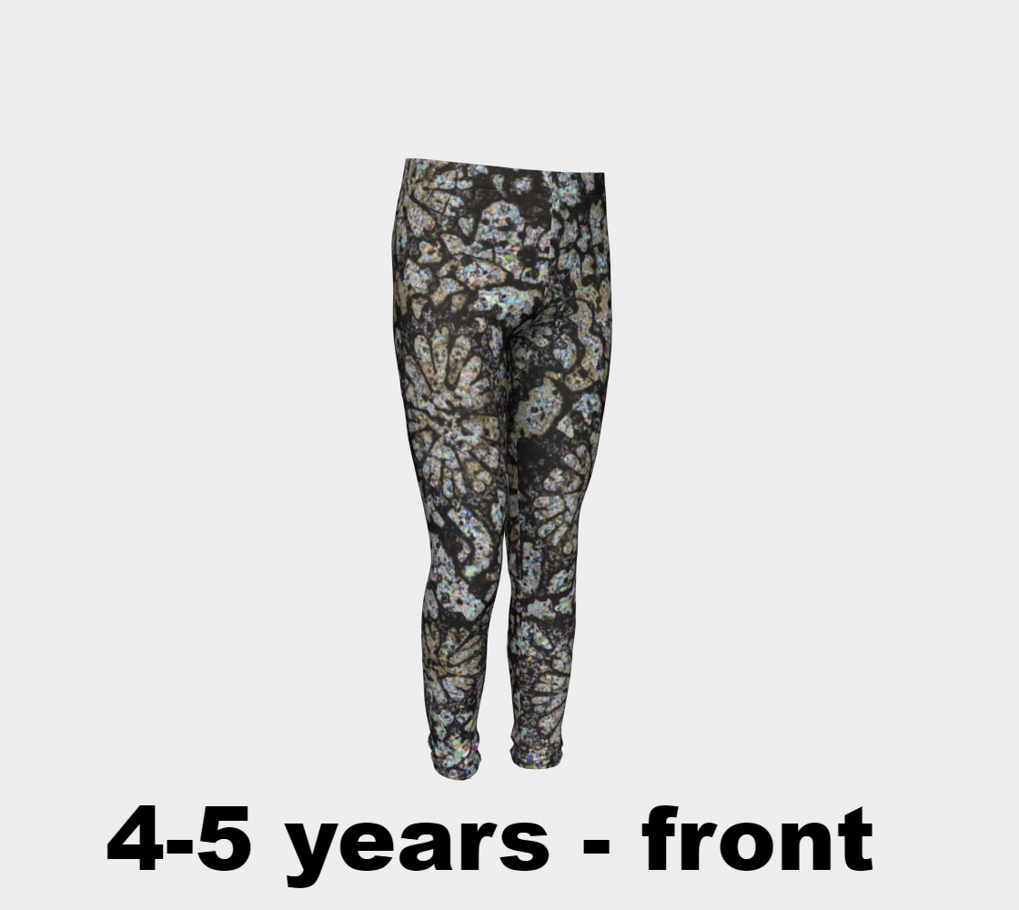 Fossil Coral youth leggings