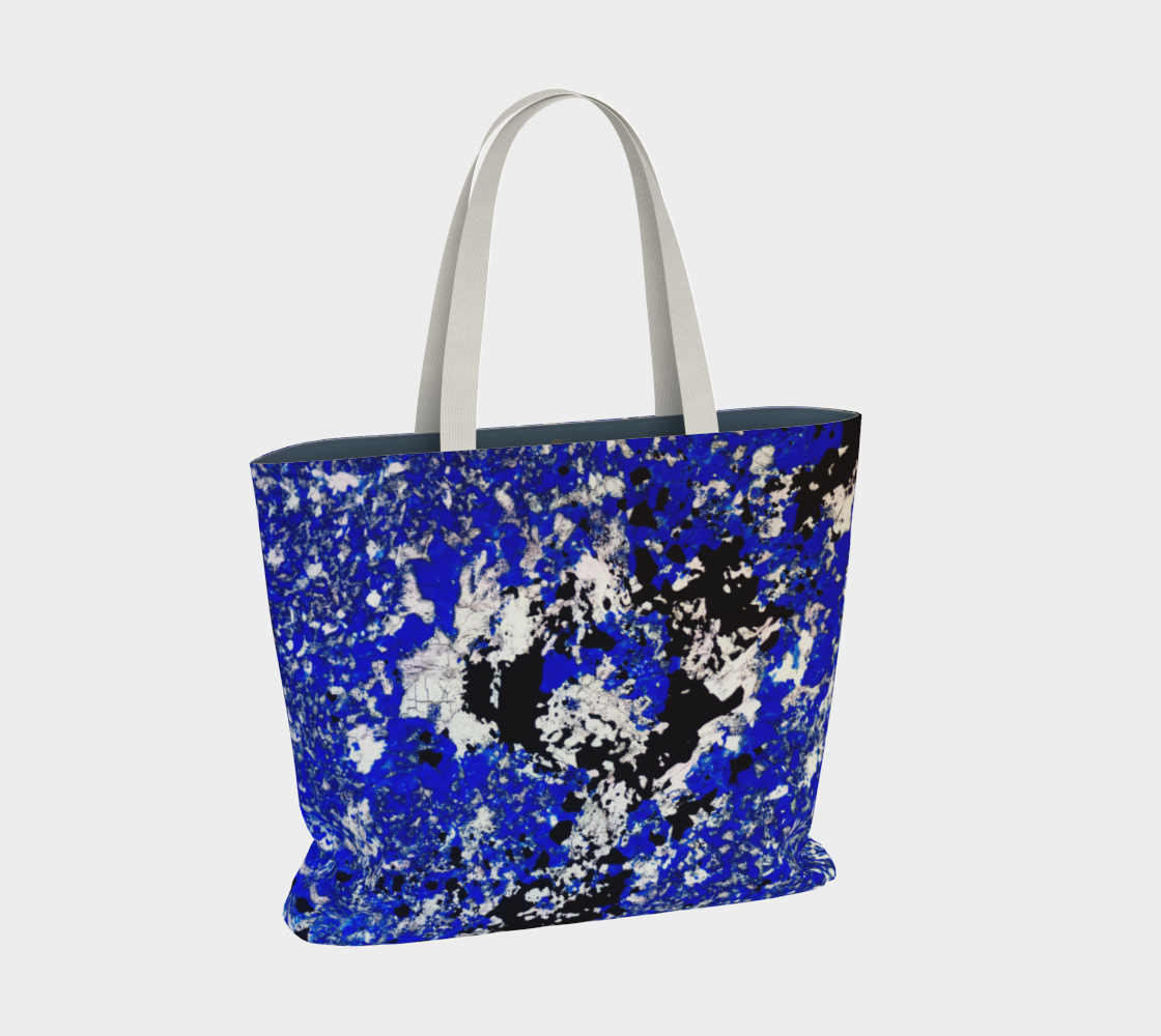 Lapis Lazuli 'Fresco' large tote bag