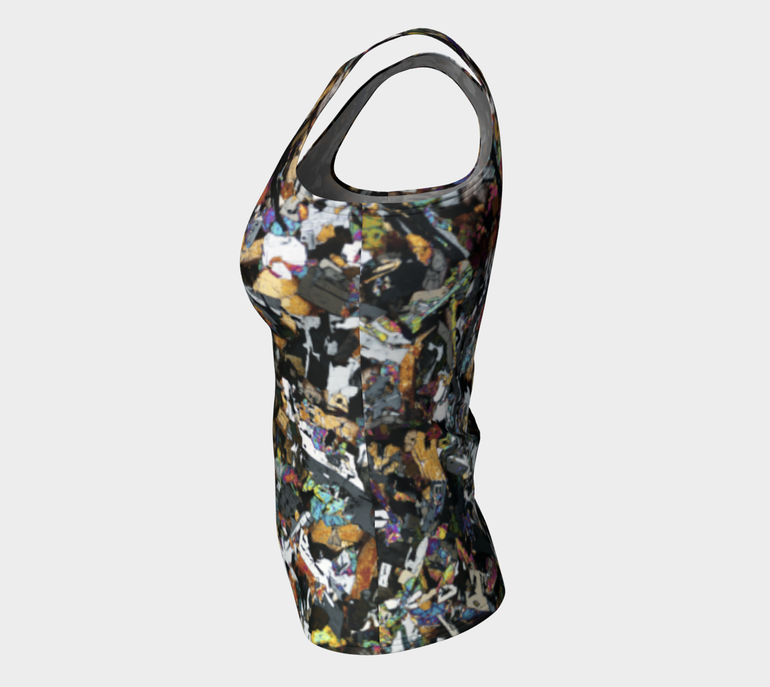 D'Orbigny Angrite Achondrite Meteorite fitted tank top