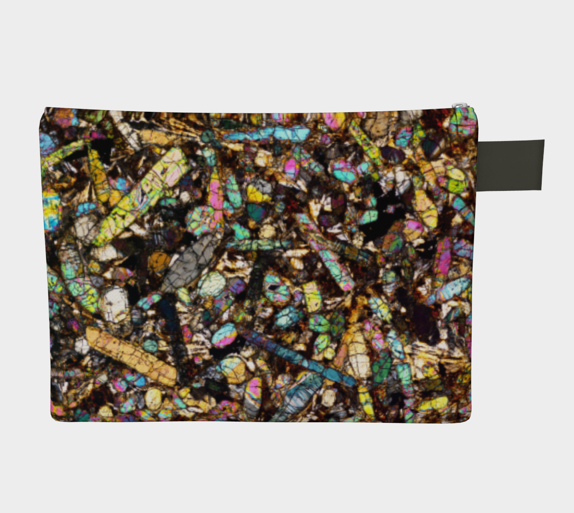 NWA 10153 Martian Nakhlite Meteorite zipper carry-all