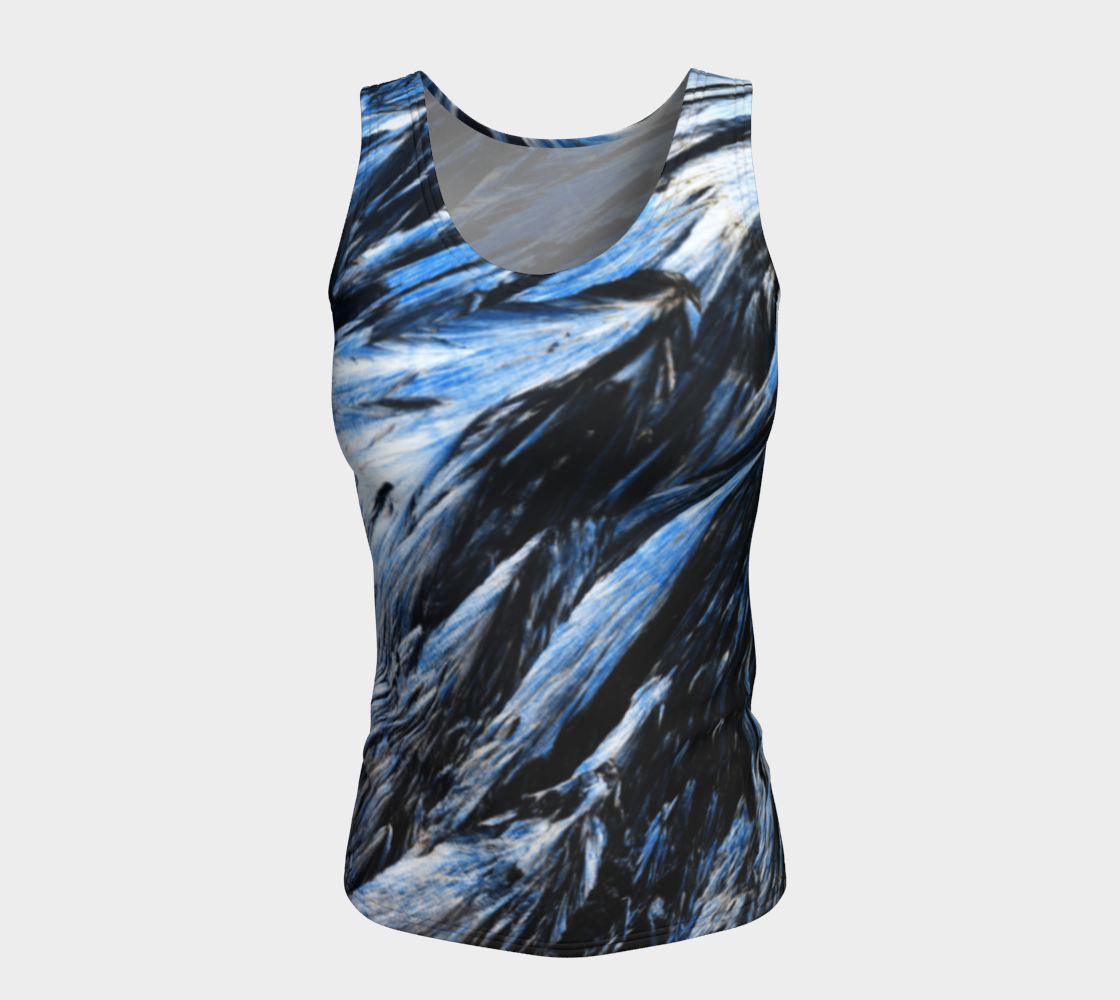 Seraphinite (Clinochlore) fitted tank top