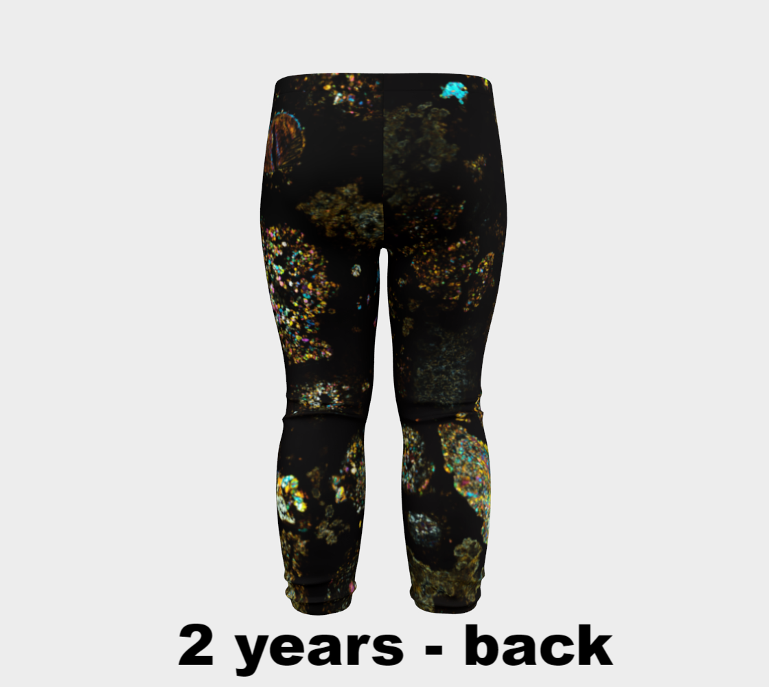 NWA 3118 Carbonaceous Chondrite Meteorite baby leggings