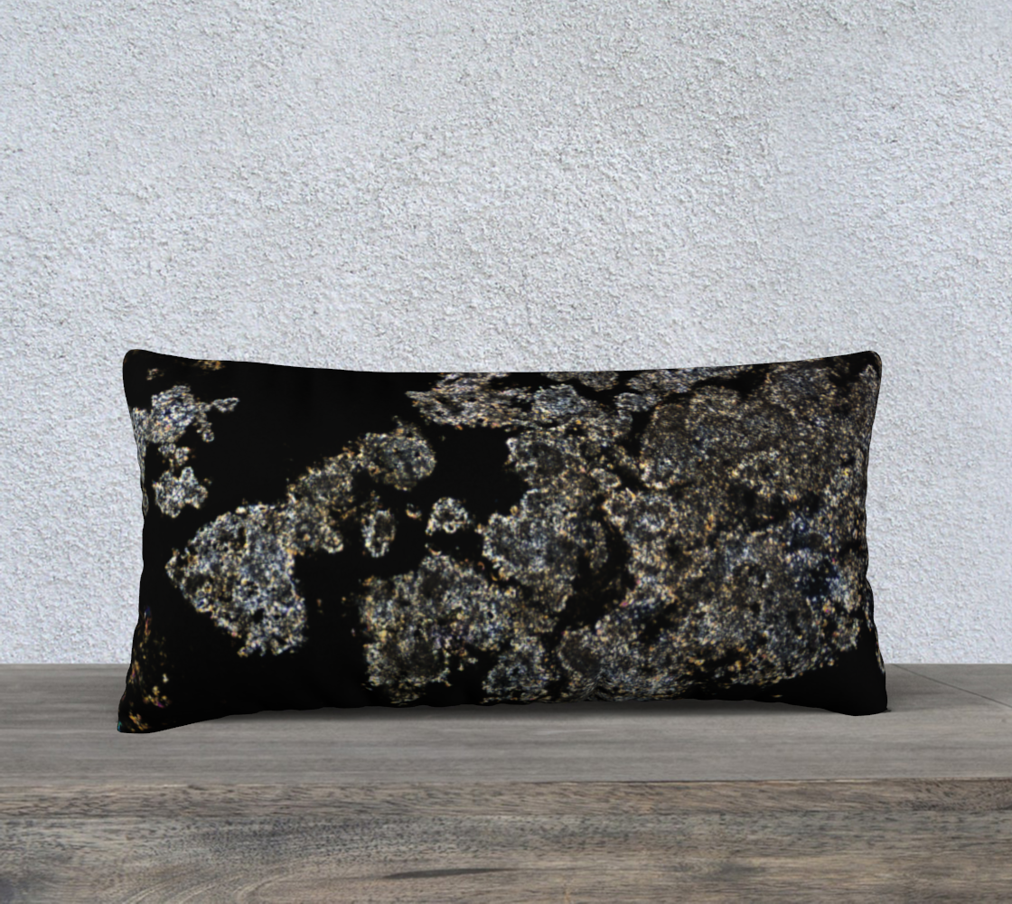 Allende Carbonaceous Chondrite Meteorite CAI 24"x12" pillow case