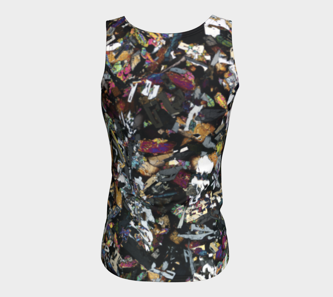 D'Orbigny Angrite Achondrite Meteorite fitted tank top