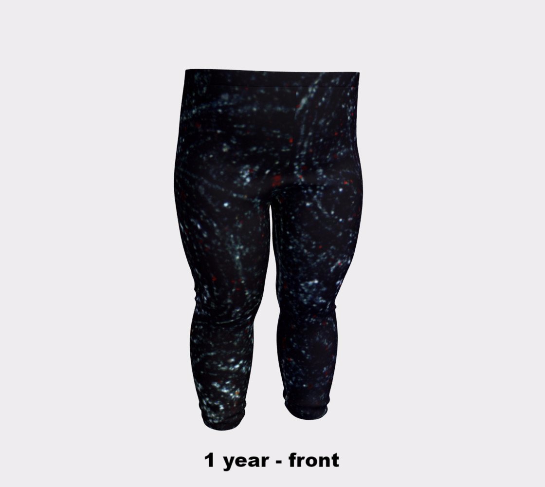 Bird's Eye Rhyolite 'Volcanic Universe' baby leggings