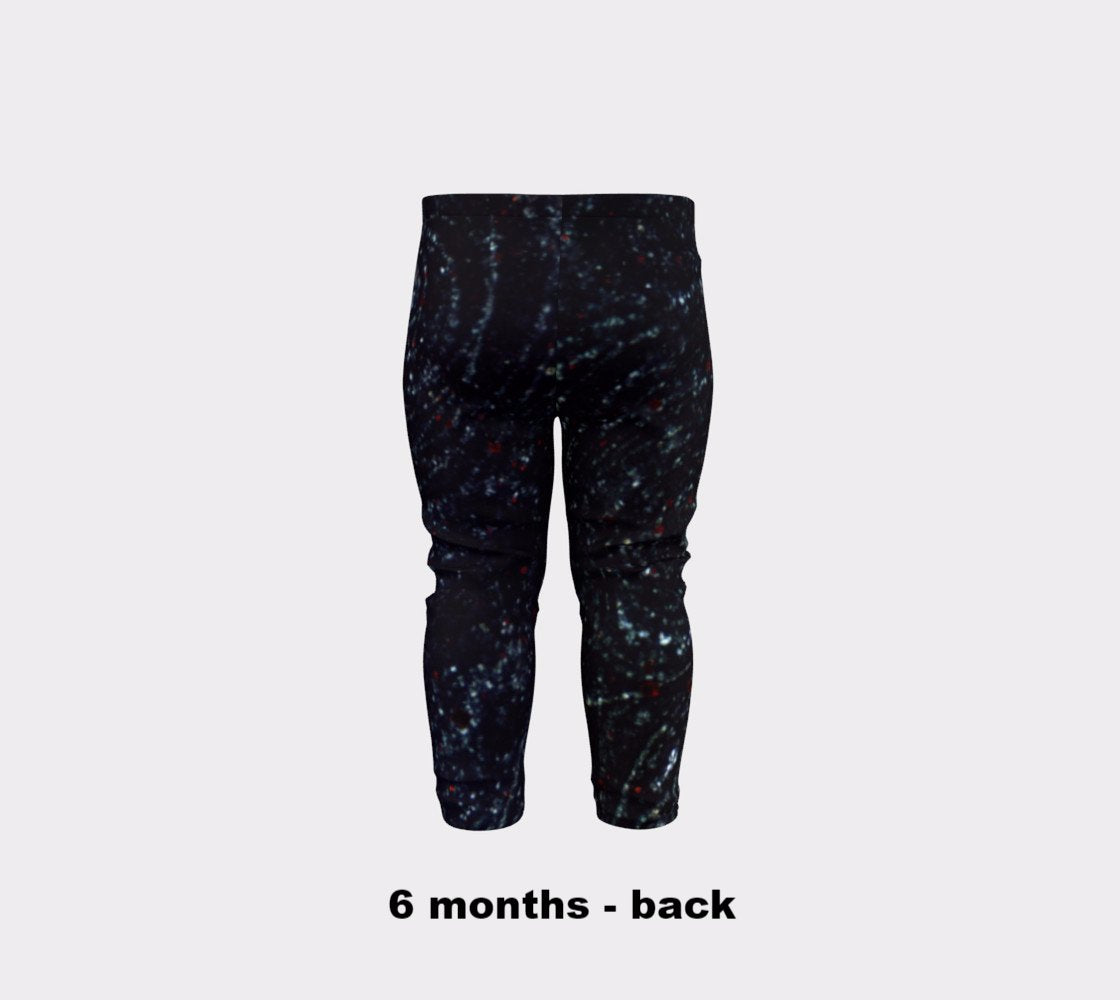 Bird's Eye Rhyolite 'Volcanic Universe' baby leggings