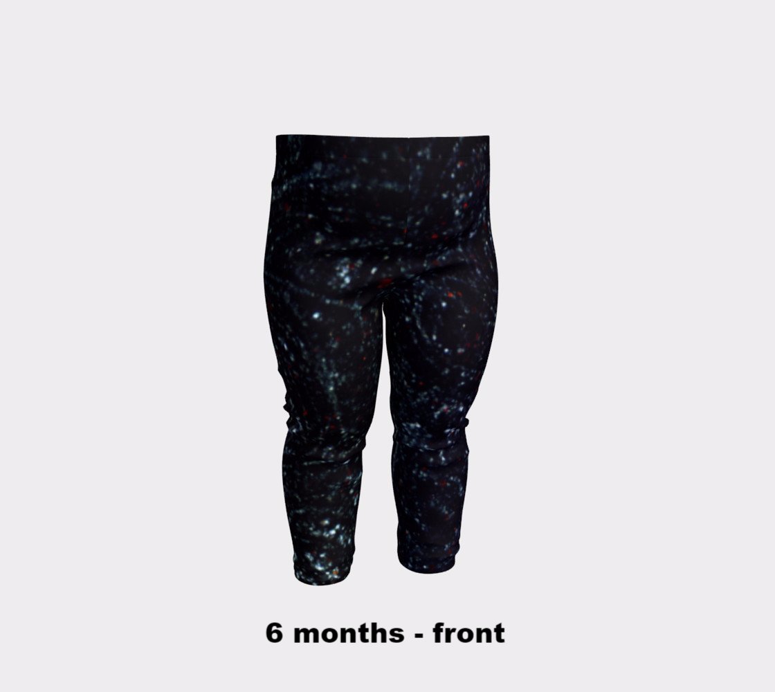 Bird's Eye Rhyolite 'Volcanic Universe' baby leggings