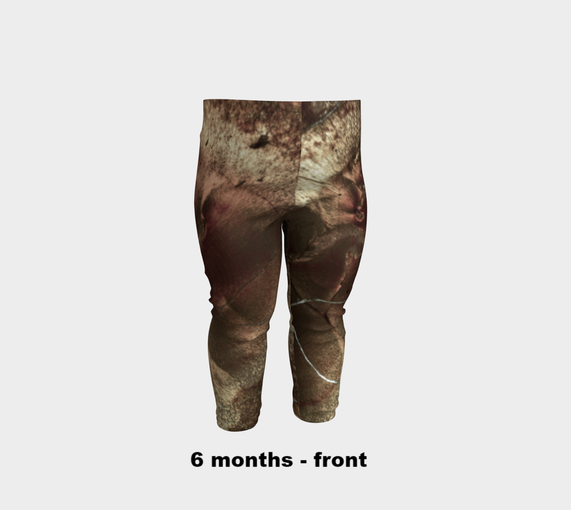 Bird's Eye Rhyolite 'Amazon Warrior' baby leggings