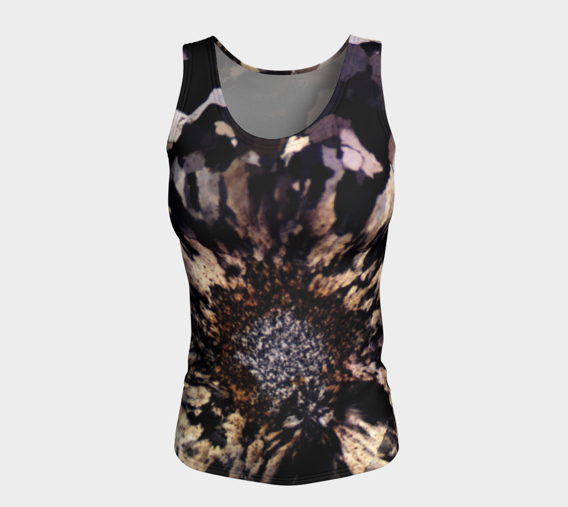 Ocean Jasper ‘Quartz Totality’ fitted tank top