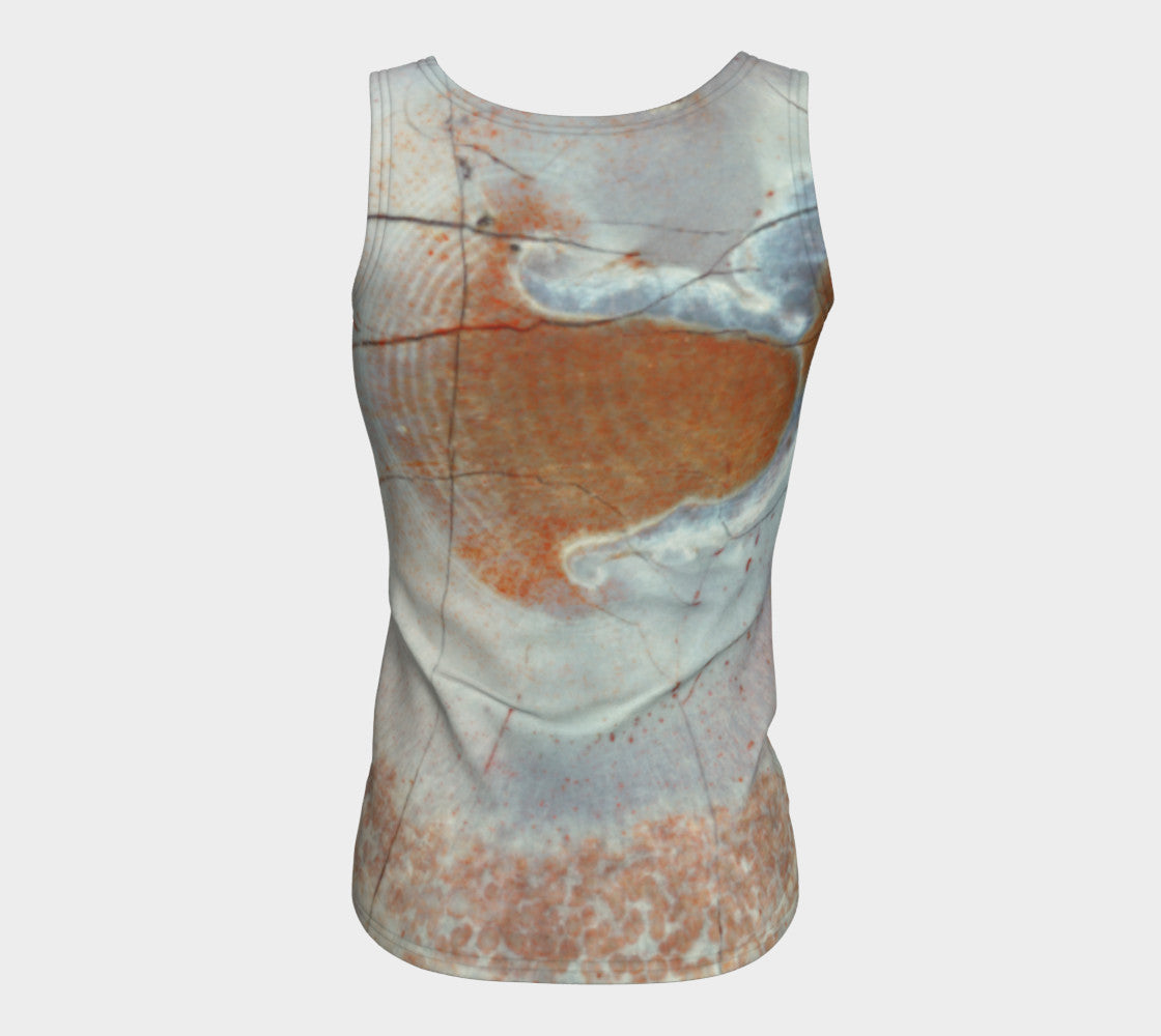 Bird's Eye Rhyolite 'Dream' fitted tank top