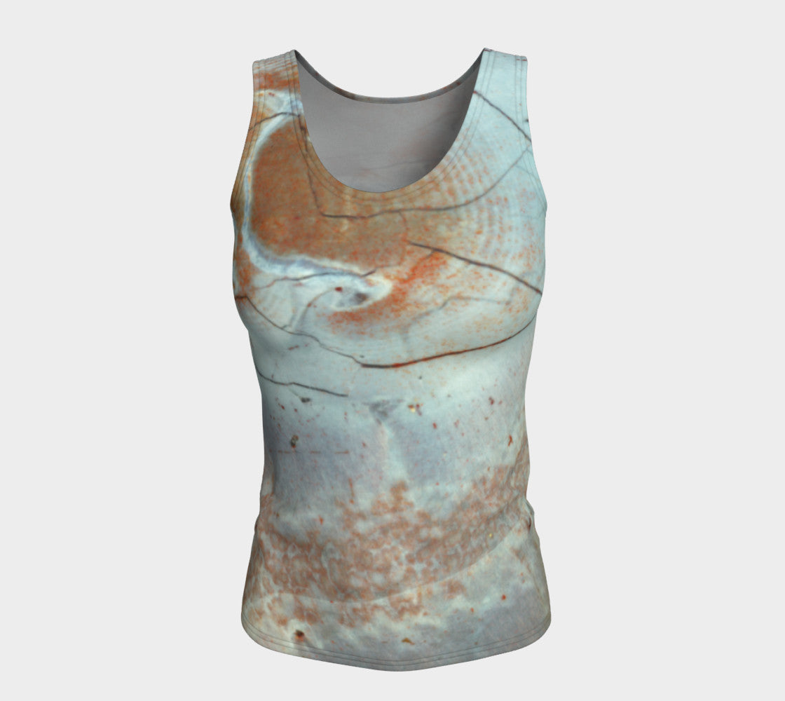 Bird's Eye Rhyolite 'Dream' fitted tank top