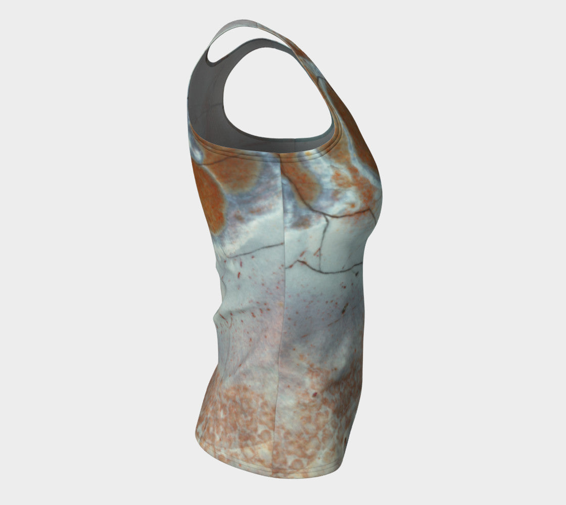 Bird's Eye Rhyolite 'Dream' fitted tank top