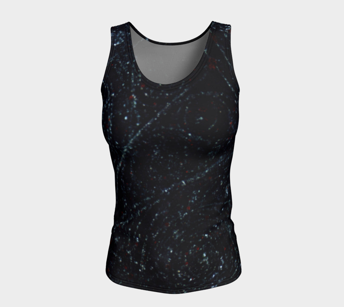 Bird's Eye Rhyolite 'Volcanic Universe' fitted tank top