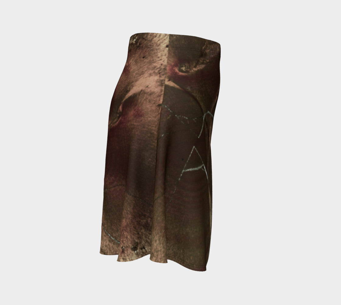 Bird's Eye Rhyolite 'Amazon Warrior' flare skirt