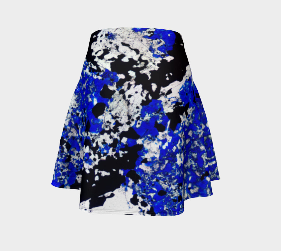 Lapis Lazuli 'Fresco' flare skirt