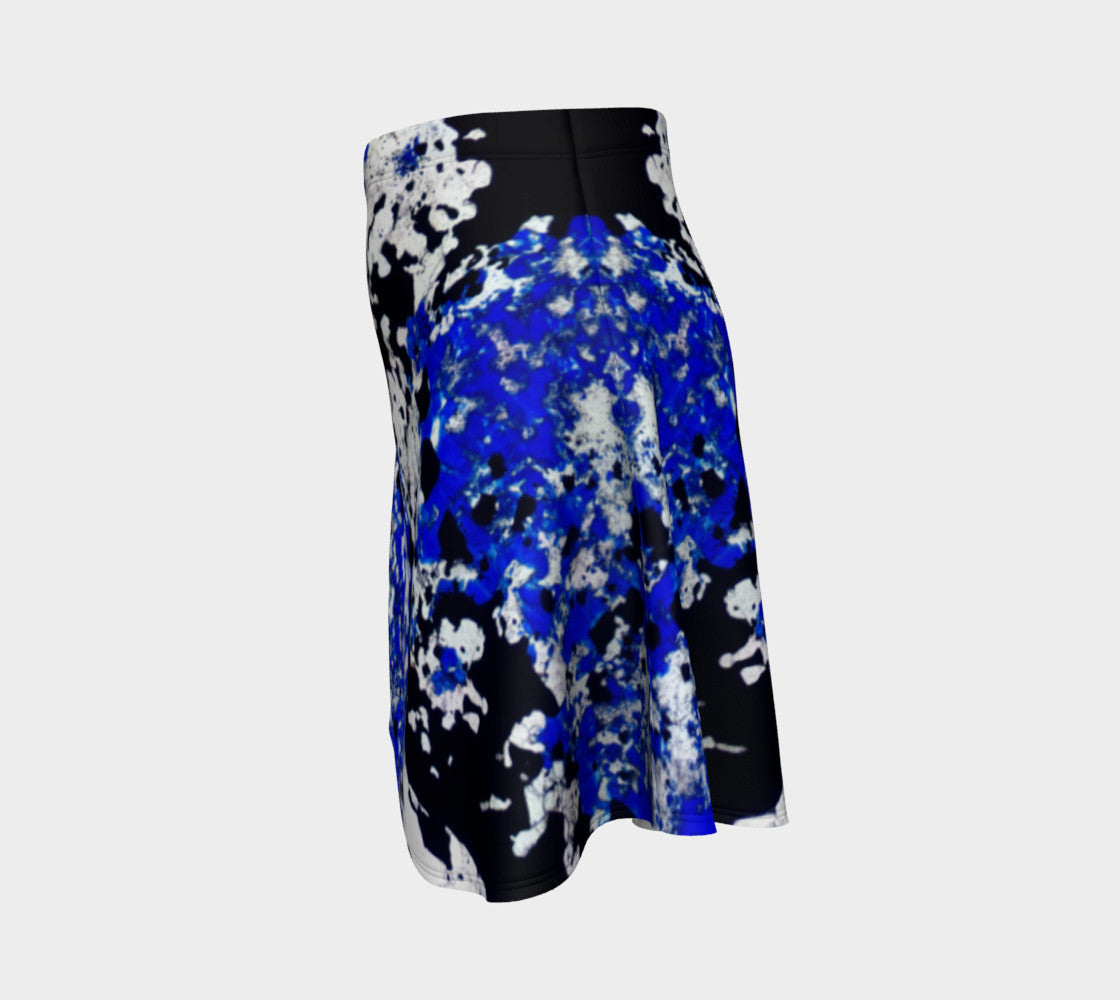 Lapis Lazuli 'Fresco' flare skirt